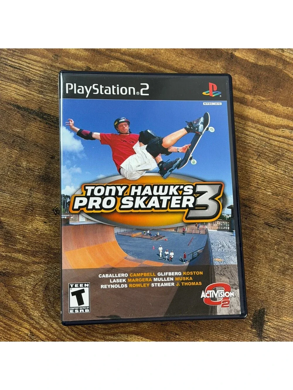 Tony Hawk's Pro Skater 3 PS2 Black Label Disc + Case Tested Working No Manual